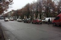 Затори. Неподалік залізничного вокзалу у Рівному сталася ДТП (ФОТО)