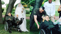 Весілля після травми: Екссекретар РНБО Данилюк одружився в інвалідному візку (ФОТО)