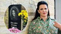 Лежить вся родина Руслани Писанки: показали пам’ятник на могилі легендарної української акторки і ведучої (ФОТО)