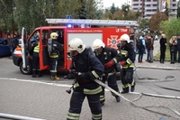 Рятувальники ліквідували «пожежу» у рівненському супермаркеті «під музику» (ВІДЕО/ФОТО)