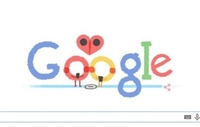 Google привітав закоханих із Днем святого Валентина