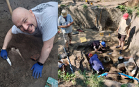 На території Києво-Печерської лаври знайшли скарб: пощастило фізику, який допомагав археологам