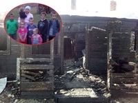 Семеро дітей захисника України потребують допомоги: у родини згорів будинок (ФОТО) 