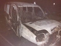 Вночі на Рівненщині горіли кілька автомобілів (ФОТО)