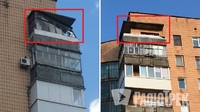 Аварійний балкон у Рівному, який 10 років лякав перехожих – демонтували (ФОТО)