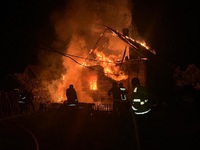 На Сарненщині у страшній пожежі загинув чоловік (ФОТО/ВІДЕО)
