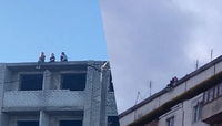 «Батьки, впізнайте своїх дітей…», - на Рівненщині підлітки заради фото залізли на дах багатоповерхівки (ВІДЕО)