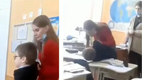 «Хотіла задушити»: у Харкові вчителька влаштувала розправу над учнем на очах у дітей (ВІДЕО)
