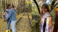 Рівнянин найняв поїзд, щоб помиритися? Жінка показала це у сторіз з «Тунелю кохання» (ВІДЕО)