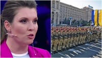 «Верещить, як свиня за кнурами»: Скабеєва влаштувала чергову icтерію просто під час параду в Києві (ВІДЕО)