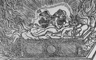 Зевс рятує свого сина Діоніса з тіла своєї земної коханки