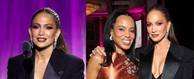 Дженніфер Лопес сяяла у чорній сукні на гала-концерті заради боротьби з раком (ФОТО)