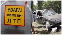 ДТП на Сарненщині: розтрощений автомобіль злетів з дороги (ВІДЕО)