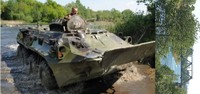 Військова техніка Білорусі форсувала річку поблизу кордону з Рівненщиною (ФОТО/ВІДЕО)