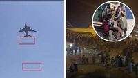 Люди випадають з літаків, за які чіпляються, аби втекти з Афганістану. Аеропорт штурмують (ЖАХЛИВІ КАДРИ) 