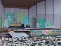 На «Зеленці» у парку Шевченка демонтували лавки, сцену та встановлять паркан  (ФОТО) 