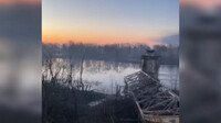 Рашисти знищили міст, який сполучав Чернігів із Києвом (ФОТО/ВІДЕО)