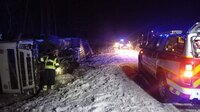 На півночі Рівненщини вантажівка потрапила у ДТП (ФОТО)