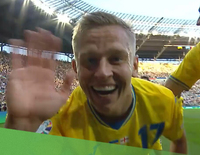 «Лев матчу» Україна-Англія (1:1) Олександр ЗІНЧЕНКО: «Дякую всім за підтримку. Слава Україні!»