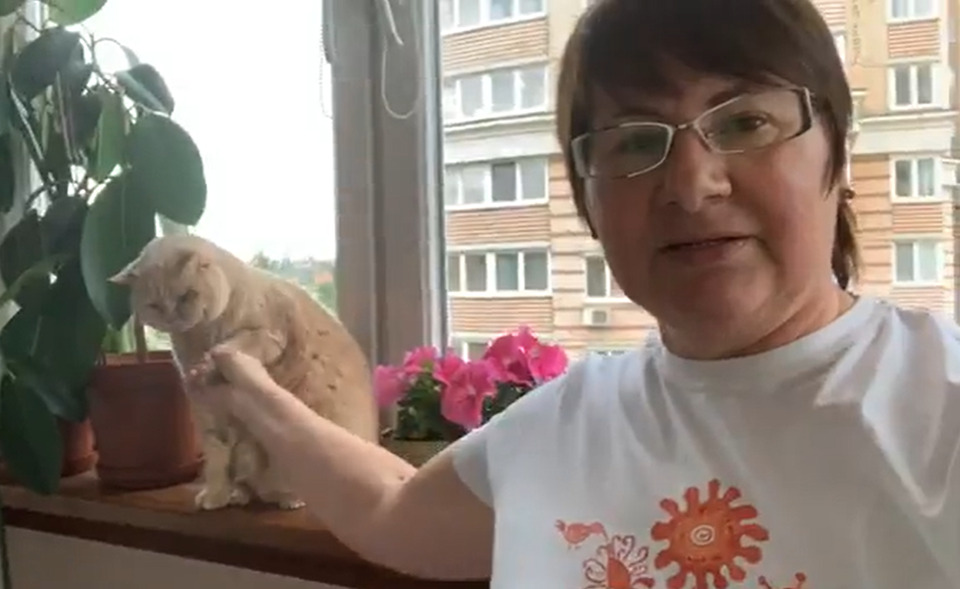 Скрін з відео Наталки Діденко
