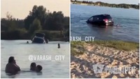 В озері на Рівненщині втопили Hyundai Santa Fe (ФОТО/ВІДЕО)