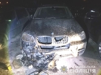 Відомо, кому спалили BMW X5 у Рівному (ФОТО)