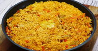 Лінивий плов на сковорідці. Рис виходить ароматним, розсипчастим та дуже смачним!