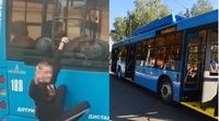 Небезпечні розваги: у Рівному підліток катався, зачепившись за тролейбус (ВІДЕО)