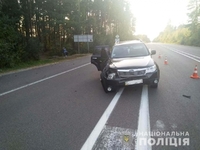 Автомобіль Subaru при розвороті зіткнувся з мотоциклом Honda: ДТП на Рівненщині (ФОТО)