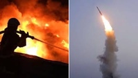 Росіяни знову атакували ракетами Рівненщину: палає нафтобаза (ВІДЕО)