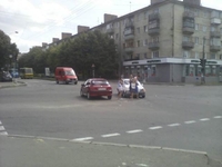 У Рівному на перехресті сталася ДТП (ФОТО)