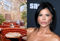 Лорен Санчес у прозорому вбранні блиснула стилем на вечері з Євою Лонгорією (2 ФОТО)