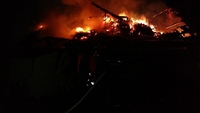 Майже 7 годин рятувальники гасили пожежу на Рівненщині