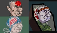 Обери путіну смерть: митці з України та Білорусі продають мертвого диктатора