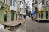 Захопили половину тротуару? У Рівному облаштовують літню терасу (ФОТО)