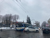 ДТП на Грушевського, біля бульвару Хмельницького (ФОТО)