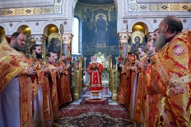 Під час богослужіння у Володимирському соборі 14 травня