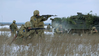 Вести бойові дії за стандартами НАТО вправлялися військові на Рівненському полігоні (ВІДЕО)