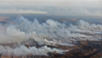 Світу білого не видно через дим: деталі масштабної пожежі на півночі Рівненщини (ФОТО)