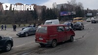 На вулиці Київській у Рівному – потрійна ДТП  