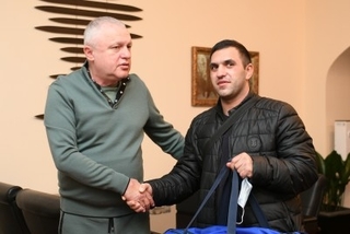 Ігор Суркіс та Ярослав Капустяник. Фото з офіційного сайту «Динамо».