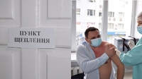 Рівненські чиновники власним прикладом спонукають до вакцинації (ФОТО)