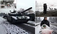 Застрявшим российским войскам грозит смерть в танках, которые превращаются в «40-тонные железные морозильники» (ФОТО) 
