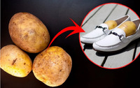 Навіщо у шкіряне взуття класти картоплю: Корисний лайфхак