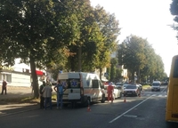 У Рівному – ДТП. Очевидці говорять про наїзд на пішохода (ФОТО)