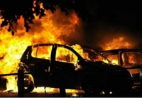 Внаслідок ДТП на Рівненщині загорівся автомобіль (ФОТО)