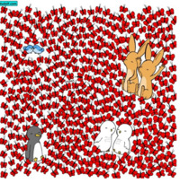 Наскільки гострий у вас зір? Знайдіть три серця, сховані серед метеликів