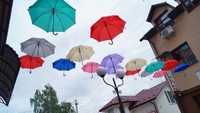 Парасольки з'явилися у небі над містом на Рівненщині (ФОТО)