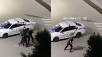 Захищав друга: у Рівному чоловік влаштував бійку з поліцейськими (ВІДЕО 18+)