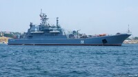 В Чорному морі знищили великий десантний корабель рф «Цезар Куніков», – Генштаб ЗСУ (ВІДЕО)